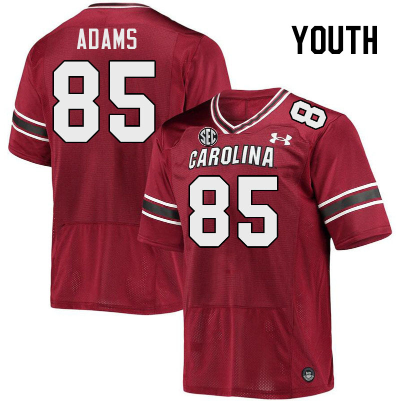 Youth #85 CJ Adams South Carolina Gamecocks 2023 College Football Jerseys Stitched-Garnet